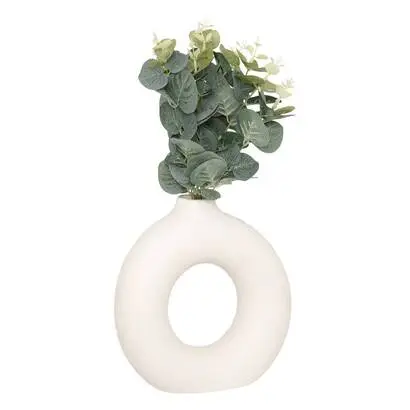 Composition Eucalyptus avec vase "Suza" Prix Bas