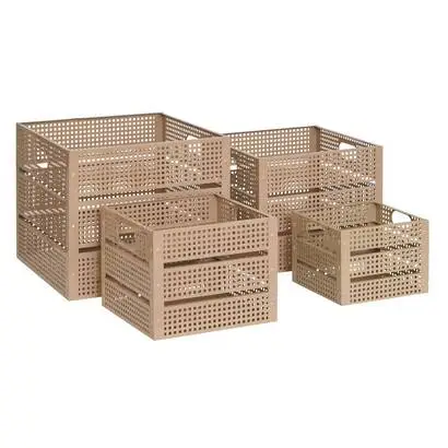 Lot de 4 caisses « Azae » Retour Gratuit