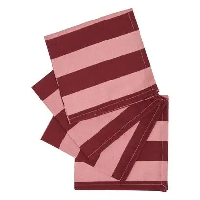 Lot de 4 serviettes de table "Cherry" Remise