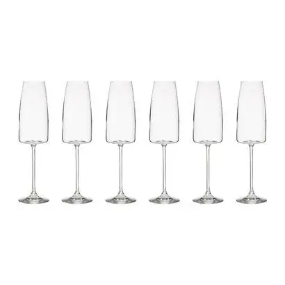 Authentique Lot de 6 fl&ucirc;tes »Angara »