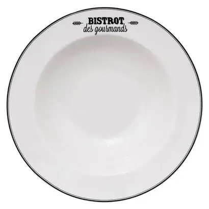 Achat Immédiat Assiette &agrave; p&acirc;tes « Bistrot »