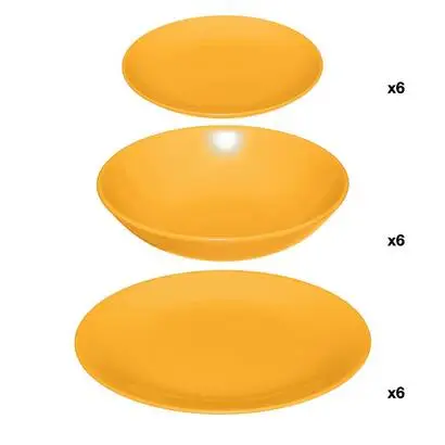 Service de table »Colorama » Seulement Aujourd&rsquo;hui