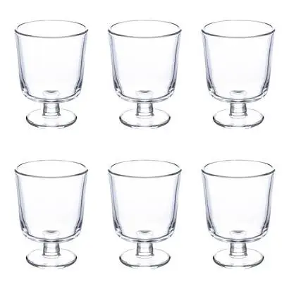 Seulement Aujourd'hui Lot de 6 verres à vin"Empil'Eau"