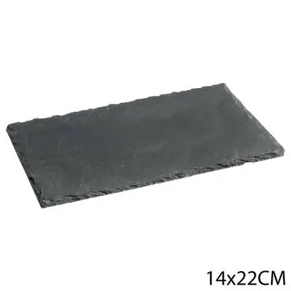 Assiette de pr&eacute;sentation »Ardoise » Marque