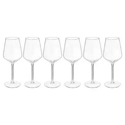 Lot de 6 verres à vin"Nora" Retour Gratuit