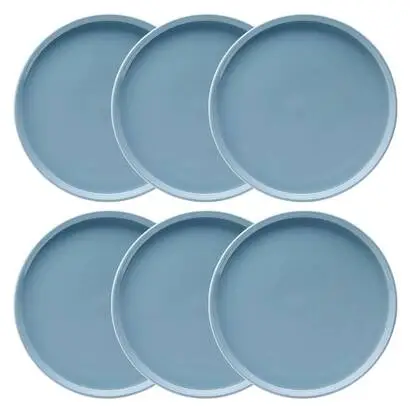 Lot de 6 assiettes plates"Marie" Meilleur Choix