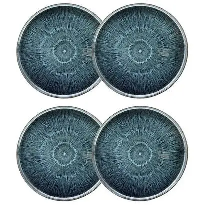 Lot de 4 assiettes &agrave; dessert « Eva » Expédition Rapide