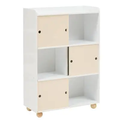 Meuble de rangement enfant 3 portes 2 niveaux "Bouli" Marque