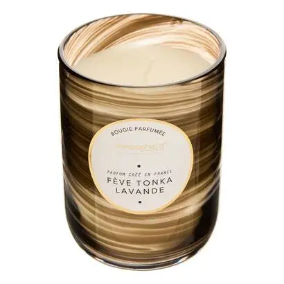 Bougie parfumée rond "Wavy" Meilleure Vente