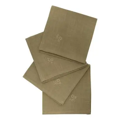 Lot de 4 serviettes de table "Joy" Certifié
