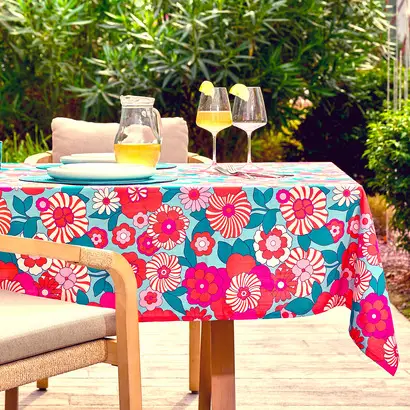 Petit Prix Nappe d&rsquo;ext&eacute;rieur 240×140 cm « Bloomorama »