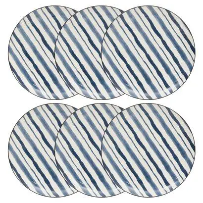 Lot de 6 assiettes plates « Umami » Bon Plan