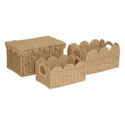 Top Vente Lot de 3 cagettes rectangulaires "Cyrielle"