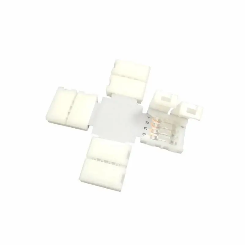 Connecteur Ruban LED RGB en X pour Ruban 10mm RGB Marque