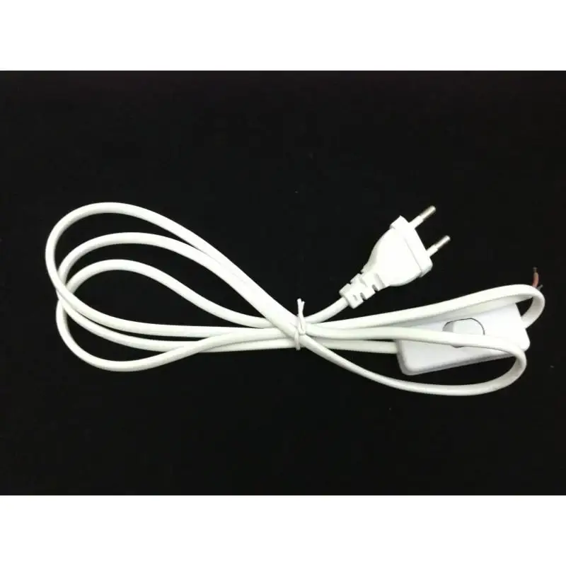 Câble d&rsquo;alimentation avec interrupteur 220V 1.5m BLANC Prix Bas