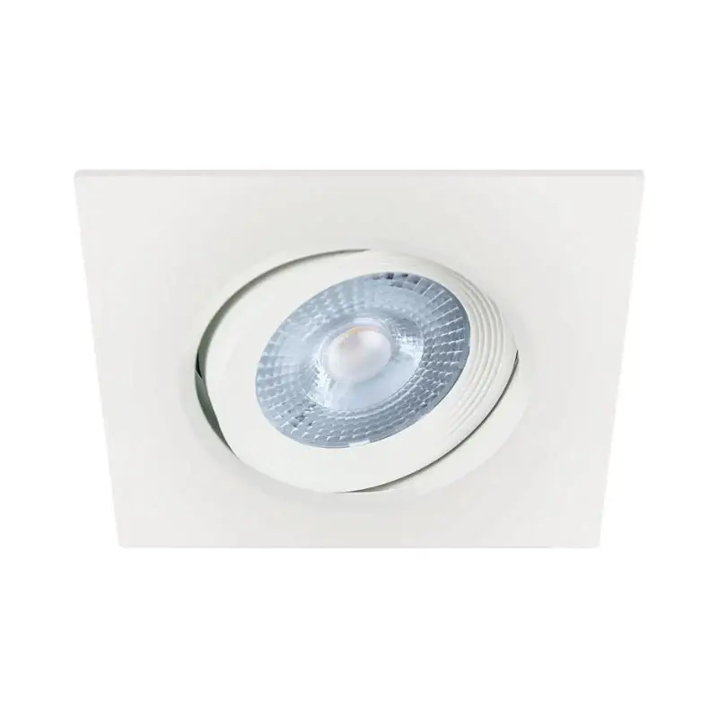 Commander Vite Spot LED Encastrable Orientable 5W Carré Blanc SMD