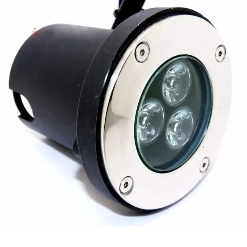 Expédié Aujourd'hui Spot LED Encastrable Extérieur IP65 220V Sol 3W 80°