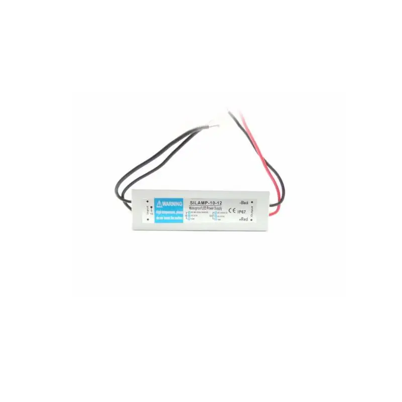 Transformateur 220V 12V IP67 10W DC 0.83A Top Vente