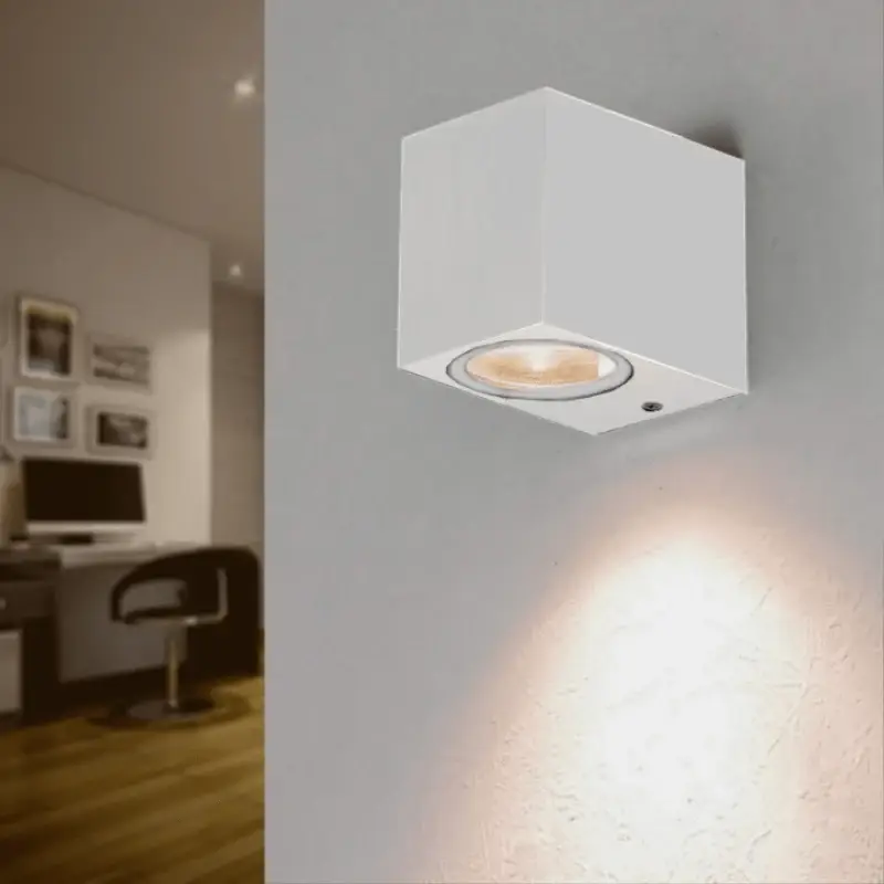 Solde Applique Murale Design Blanche LED IP44 3W