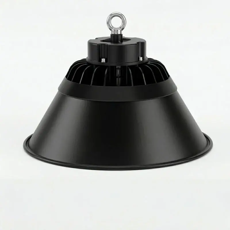 Livraison Express Cloche LED Industrielle 200W 120° NOIR