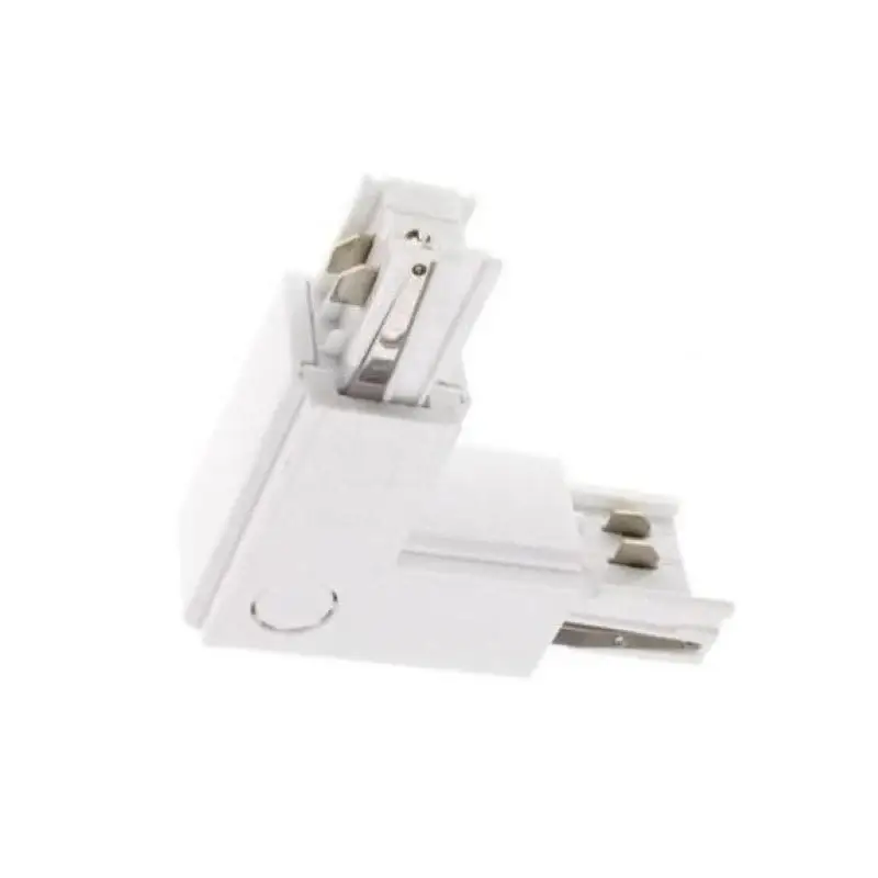 Meilleur Choix Connecteur LED d'Angle 90° pour Rail Triphasé BLANC