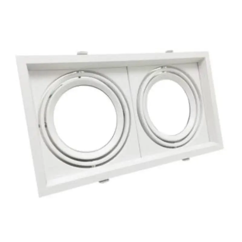Support Double Encastrable pour Ampoules LED AR111 Marque