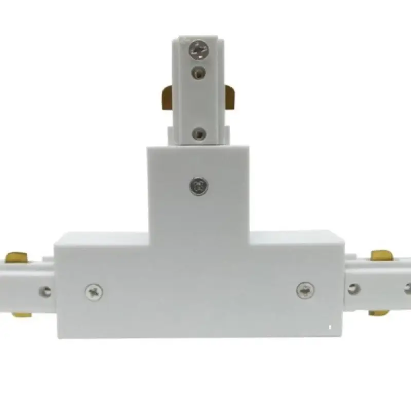 Connecteur LED en T pour Rail Monophasé BLANC Prix Promo