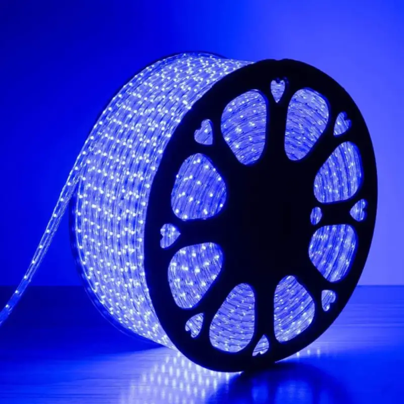Acheter Direct Ruban LED 220V BLEU 5050 IP44 60LED/m (Vendu sur mesure)