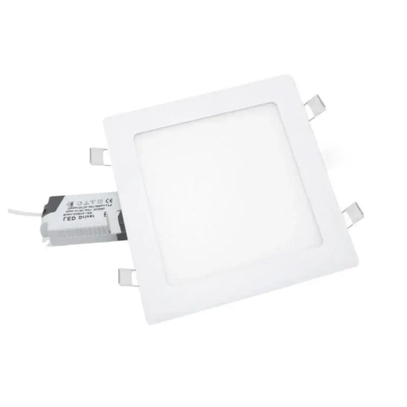 Spot LED Extra Plat Carré BLANC 24W Soldes