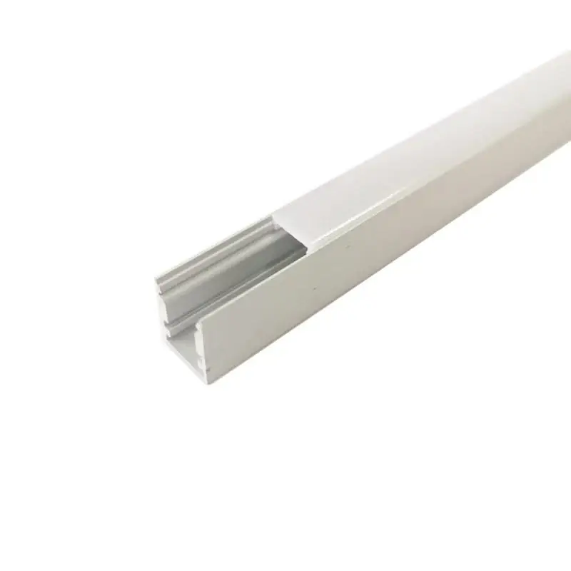 Profilé Aluminium 1m pour Ruban LED avec Cache Blanc Opaque Achetez Aujourd'hui