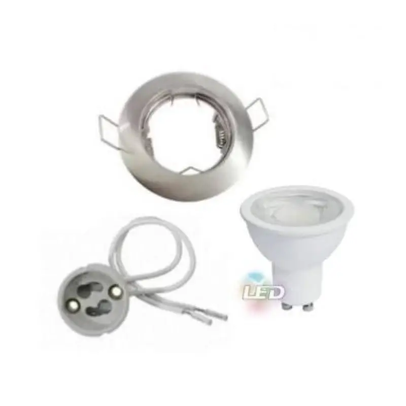 Offre Limitée Kit Spot LED GU10 encastrable avec Ampoule LED 8W