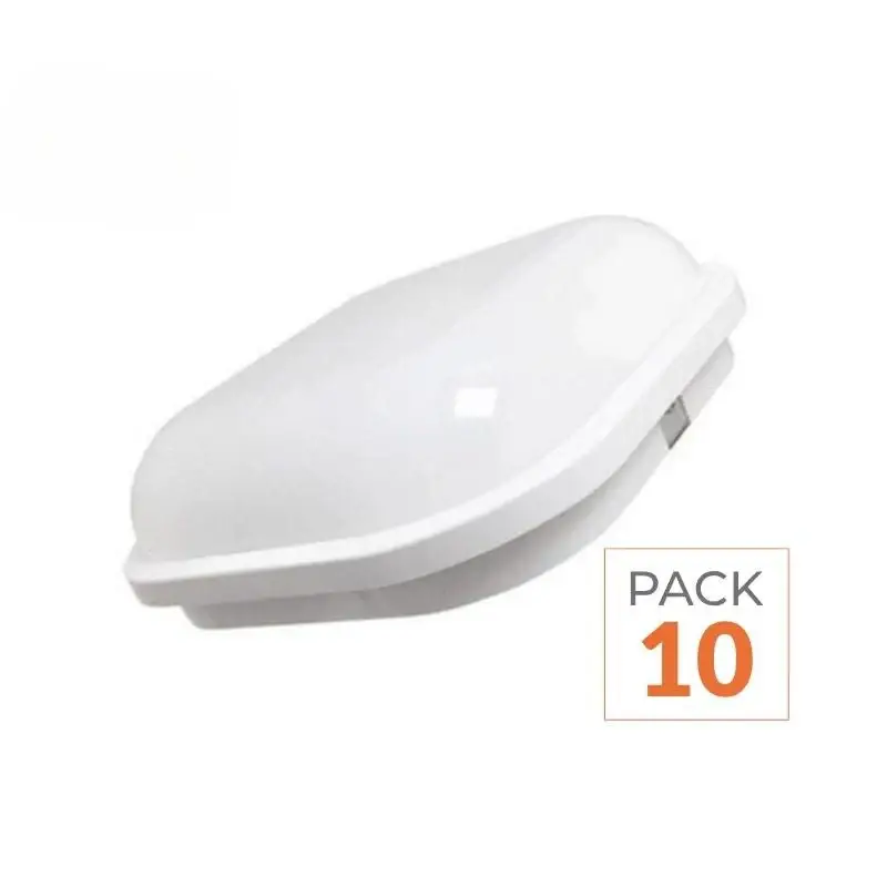 Jusqu'à Épuisement Des Stocks Pack de10 - Applique LED Murale 20W Blanche Carré IP65