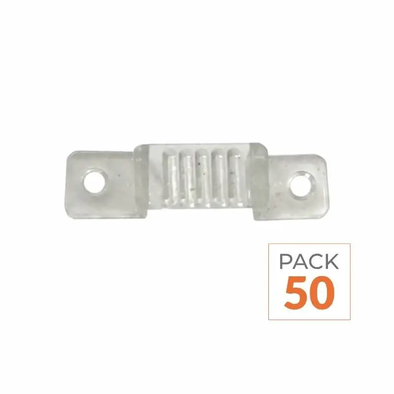 Support de Fixation Ruban LED 220V SMD5050 – Pack de 50 Vente Directe