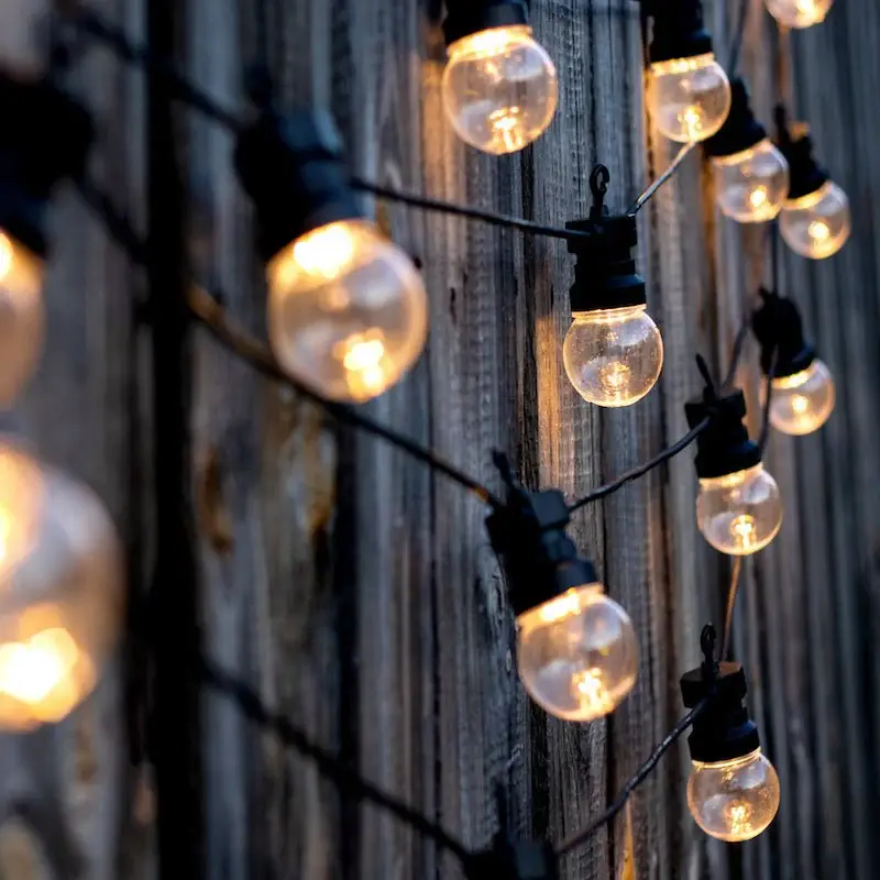 Guirlande Guinguette LED 10M IP44 pour 10 ampoules E27 (non fournies) Top Vente