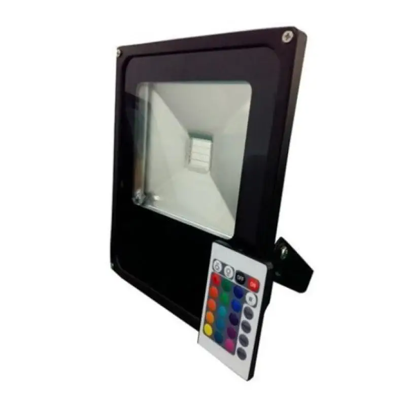 Projecteur LED RGB 10W Extérieur IP66 Plat NOIR Vente Directe