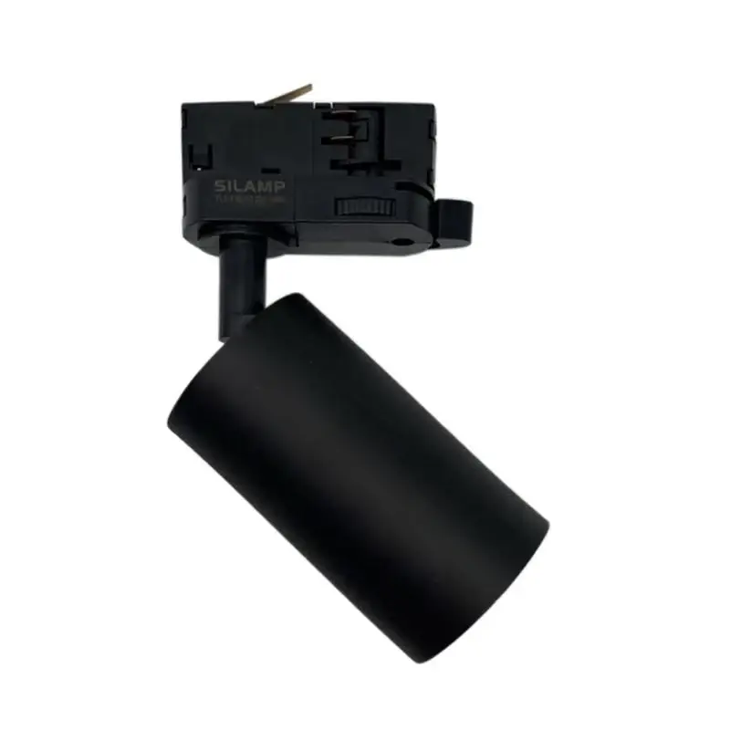 Top Vente Spot LED sur rail 80° Triphasé NOIR pour ampoule GU10