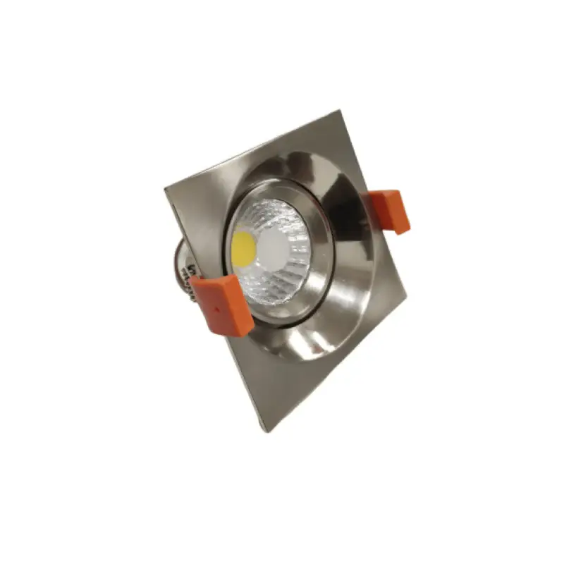 Spot Encastrable LED COB Carré Orientable 8W 60° ALU Achetez Aujourd'hui