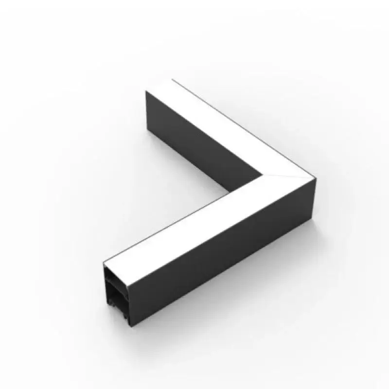 Top Vente Connecteur 8W pour Luminaire Suspendu Interconnectable en L NOIR