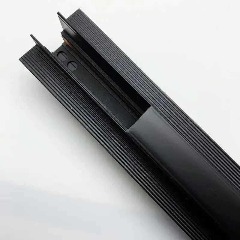 Rail Magnétique Encastré 48V 1m NOIR Bon Marché