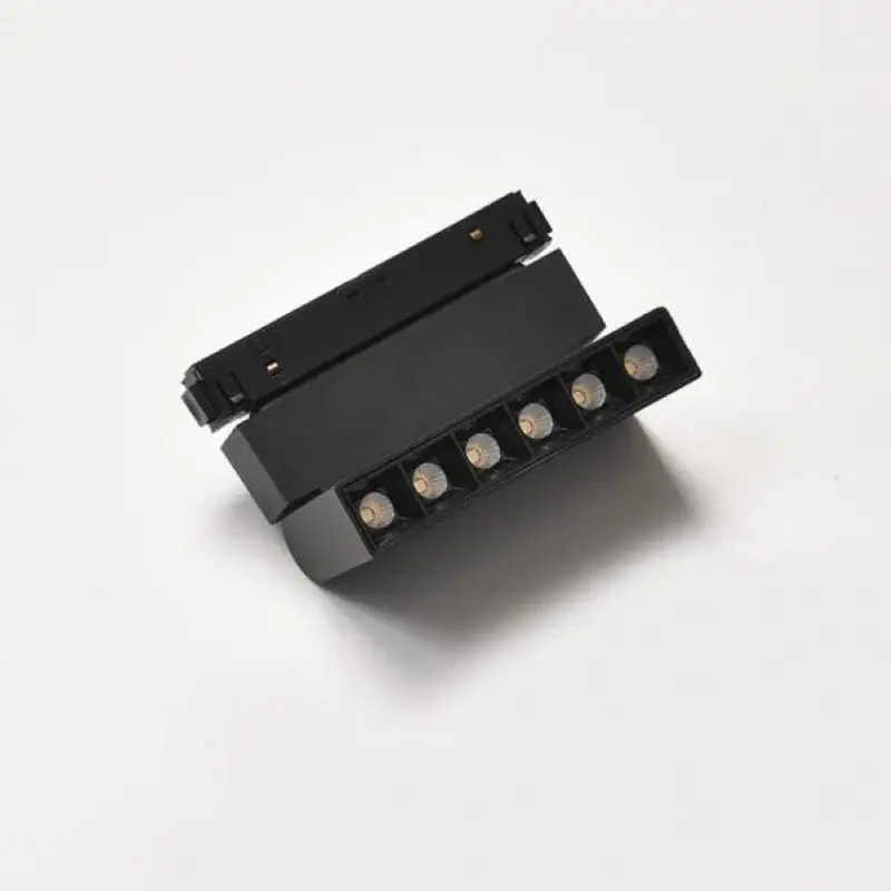 Projecteur LED sur Rail Magnétique 48V DC 6W NOIR Orientable Prix Choc