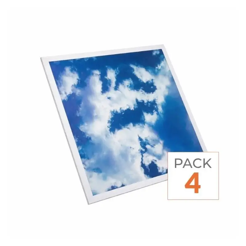 Panneau LED 60x60 Slim 45W CIEL - Pack de 4 Offre Limitée