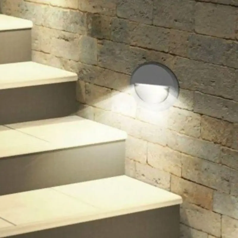 Balise LED Saillie 3W 220V 120° Rond Blanc pour Escalier Satisfait Ou Remboursé