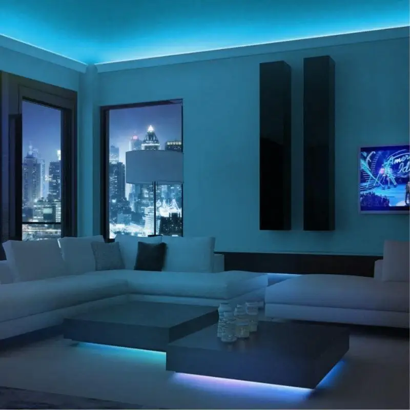 Promotion Saisonnière Ruban LED WiFi RGB 5M 12V 5050 IP20 30LED/m