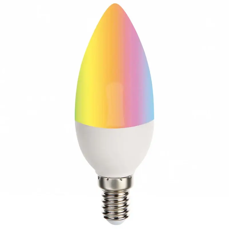 Quantité Limitée Ampoule LED Connectée WiFi E14 5.5W RGBW C37