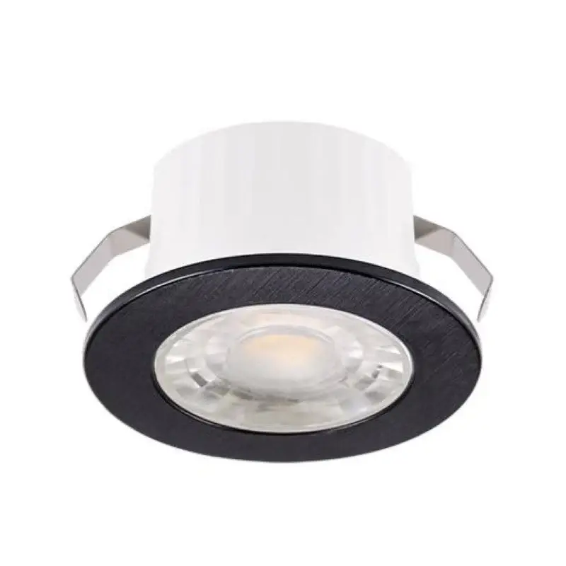 Mini Spot LED Encastrable 3W 38° Rond Noir SMD Acheter Direct