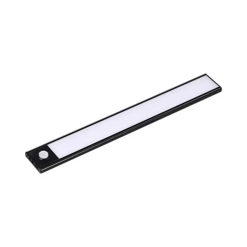 Réglette LED Rechargeable USB 60cm 2,5W Noire avec Détecteur de mouvement Produit De Marque