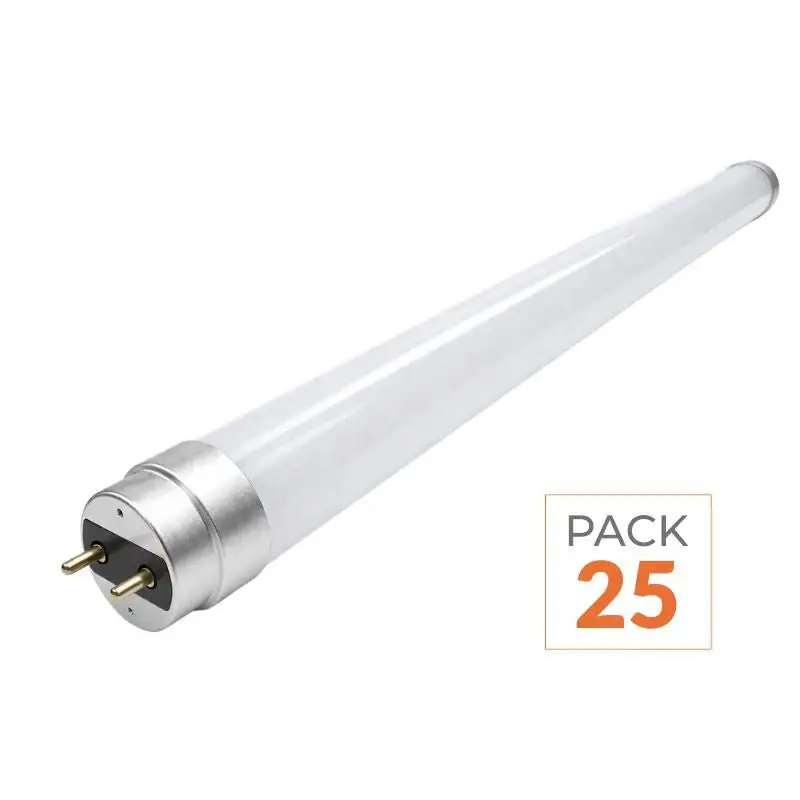 Prix Bas Tube Néon LED T8 60cm 9W Haut rendement - Pack de 25