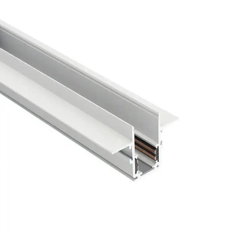 Dernière Chance Rail Magnétique Encastré 48V 1m BLANC