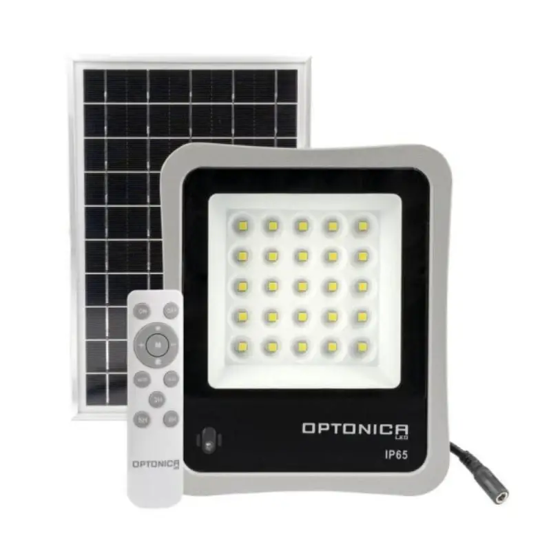 Projecteur Solaire LED 8W IP65 (Panneau Solaire + Télécommande Inclus) Vente Flash