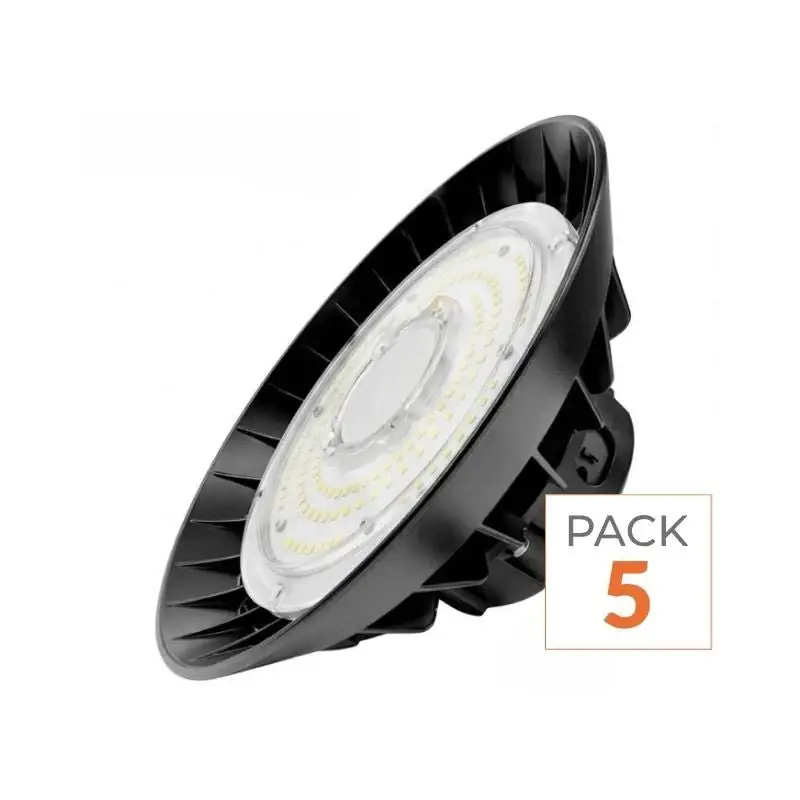 Promotion Suspension Industrielle UFO 150W 160lm/W avec Détecteur de mouvement (Lot de 5)